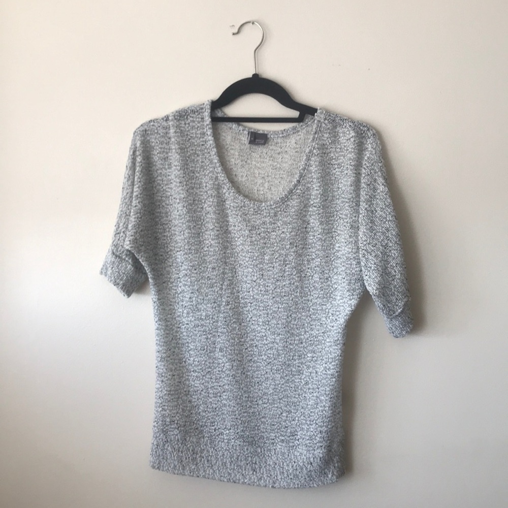 sparkle & fade loose weave knit sweater